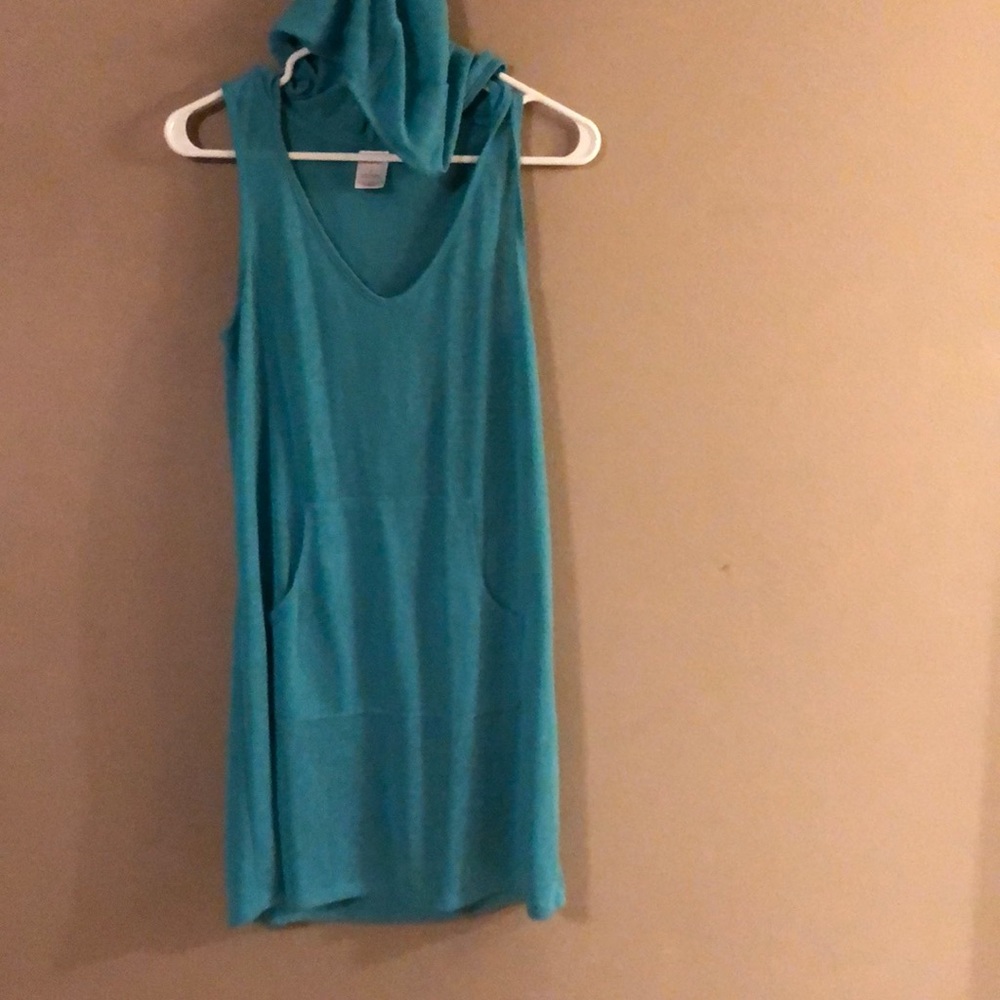 Turquoise swim cover up